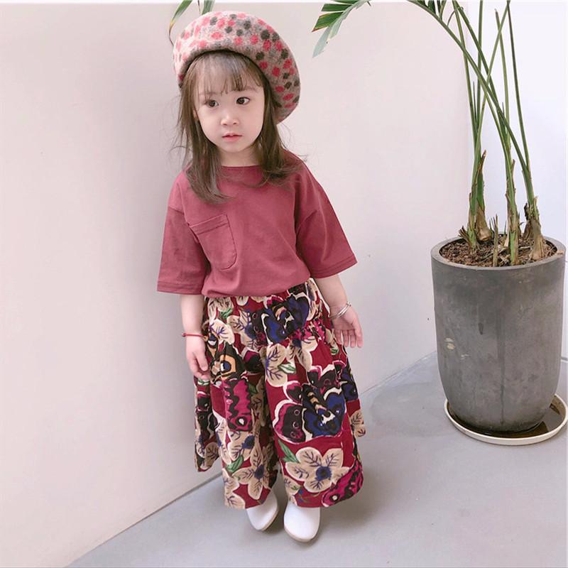 

Clothing Sets Brand Children Set Girls Suit Kids T-shirt And Pants 2022 Summer Baby Tee Shirt Calf Length Toddler Clothes #3032Clothing, As picture