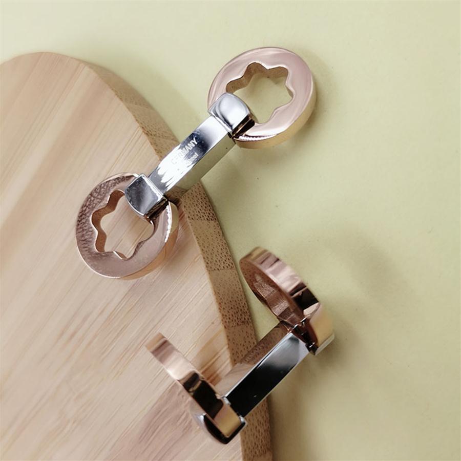 

logo name men gift cufflink for male stainless steel high quality business218h