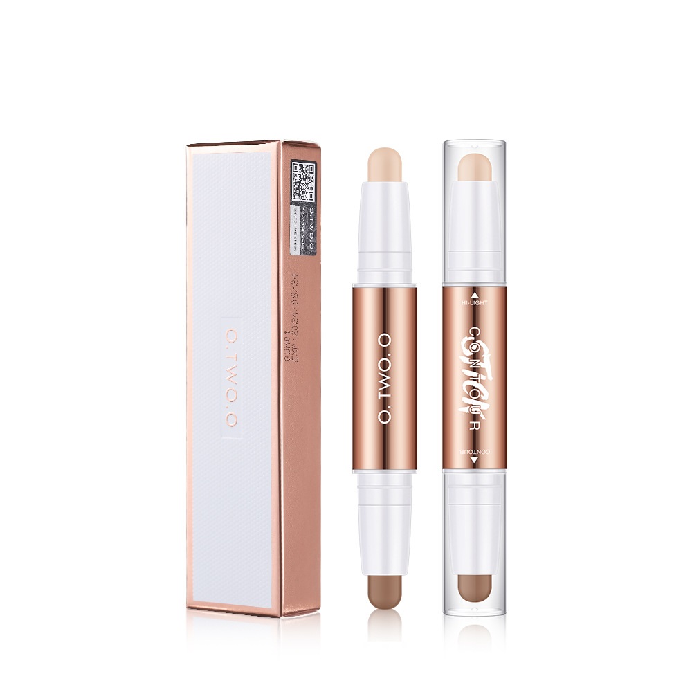 Bronzers Double Head Contour Pen Waterproof-Matte Finish Highlighters Shadow Contouring Pencil Wholesale Make Up Tools-image-766928793