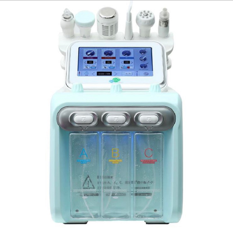 

Second Generation Hydro Dermabrasion Water Oxygen Jet Skin Dermabrasion Cleaning Hydra Facial 6 In 1 Water Peeling Device