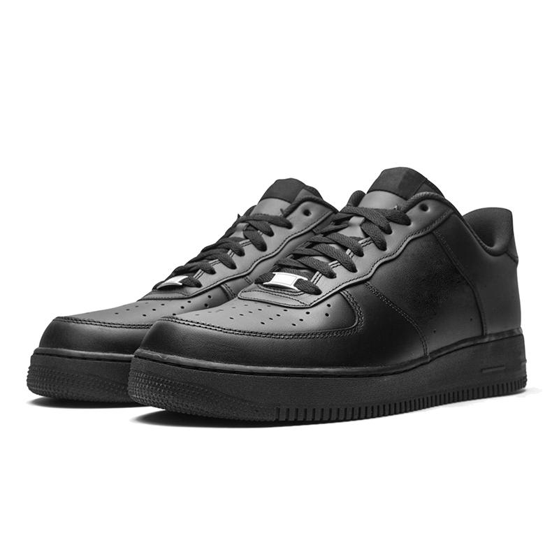 

7a quality airforce1 af1 men women casual shoes classic triple white black trainers sneakers size 36-45 Homme Femme Baskets dupe designer footwear no box, A4 paper