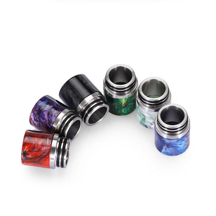 

810 Stainless Steel + Resin Hybrid Material Drip Tips