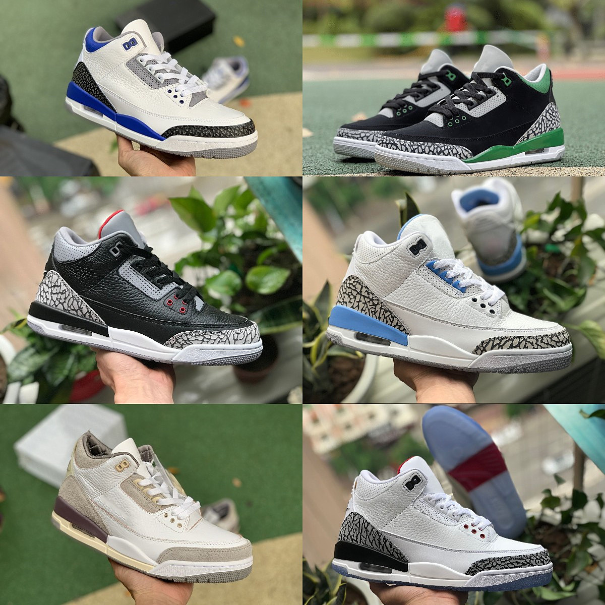 

Jumpman Racer Blue 3 3S Basketball Shoes Mens Cool Grey A Ma Maniere UNC Pine Green Knicks FREE THROW LINE Hall of Fame Black Cement Pure White Trainer Sneakers S169, Please contact us