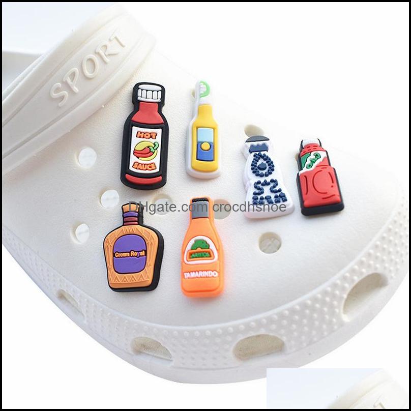 

Shoe Parts Accessories Shoes Mexican Bottles Charm Decorations Jibitz For Croc Charms Clog Wristband Dhxev
