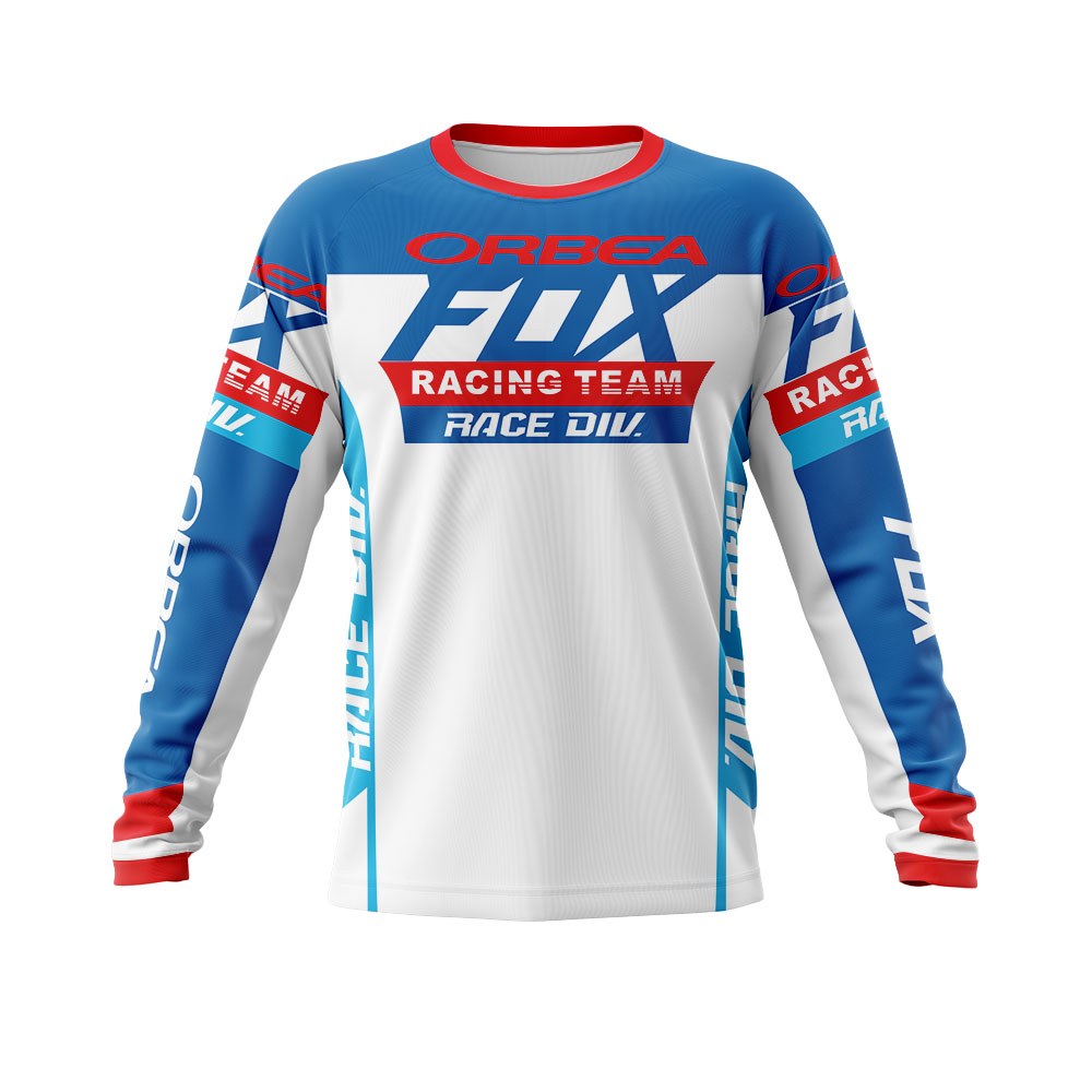 ORBEA FOX Racing Cycling Jersey Mens Bicycle Maillot MTB Shirt Downhill Uniform Wear Mountain Bike Clothing Motocross Team T-shirt