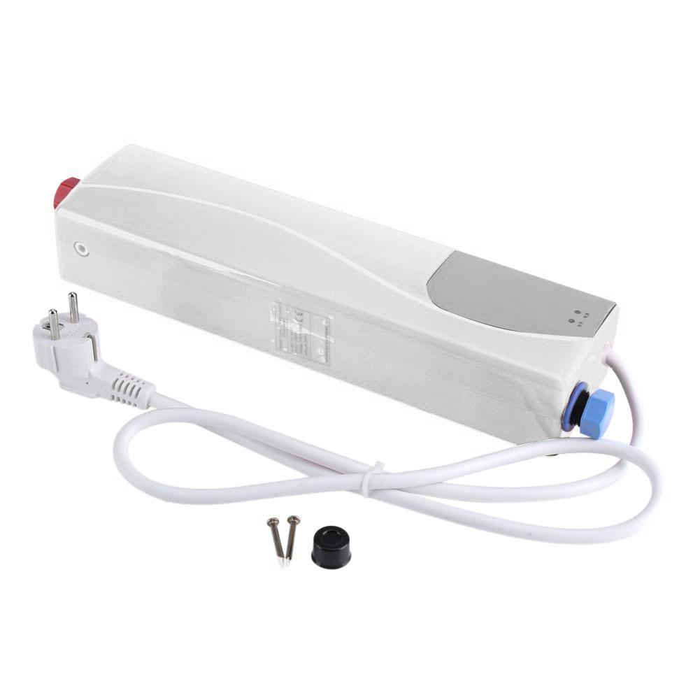 

220V 3000W Electric Tankless Heater Home Bathroom Kitchen Hotel Instant Hot Water Heaters EU Plug