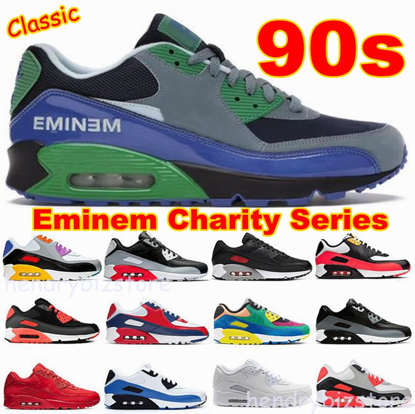 

Running Shoes 90S Rapper Eminem Charity Series Mens Duck Camo Orange 90 Classic Viotech Hyper Grape Sneakers Supernova Casual Pink Oxford Polka Sports Trainers, 90#8