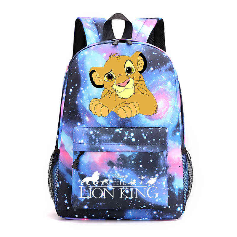 

The Lion King Starry Sky Solid Color Children's Student Backpack, T1