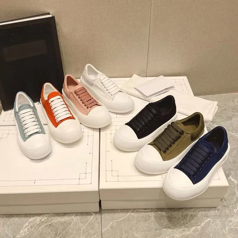 

Designer Casual Shoes Canvas Color Mesh Black White Red Blue Women Men Size 36-45