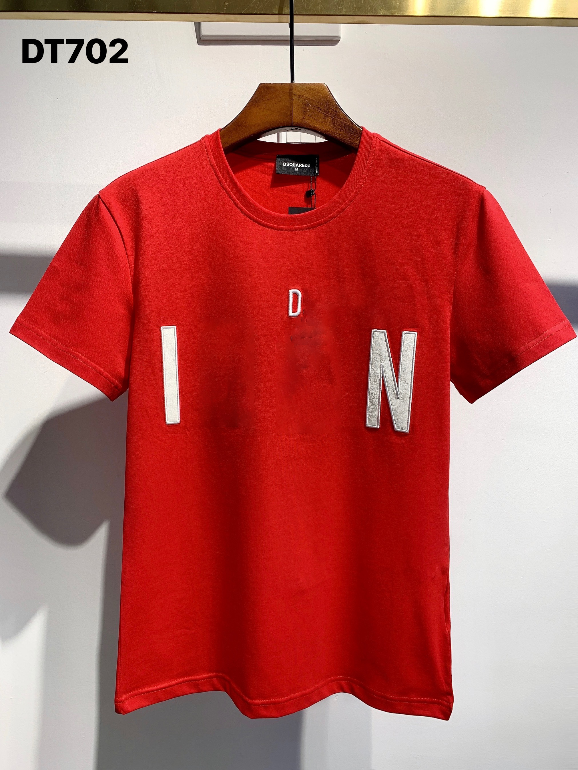 

DSQ 2022SS New Mens Designer T shirt Paris fashion Tshirts Summer DSQ Pattern T-shirt Male Top Quality 100% Cotton Asian size M-XXXL 002, 702