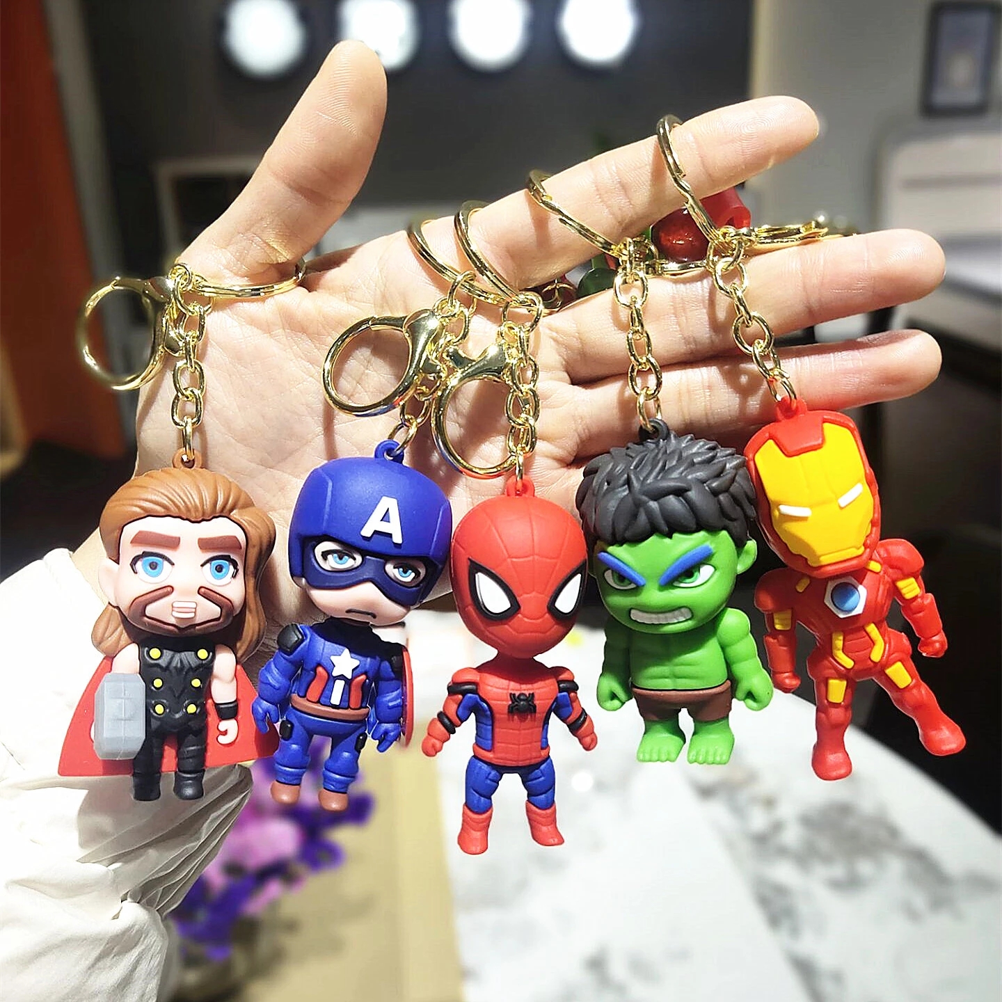 

Party Favor New Cartoon Doll Keychain Creative Car Key Chain Bag Pendant Gift