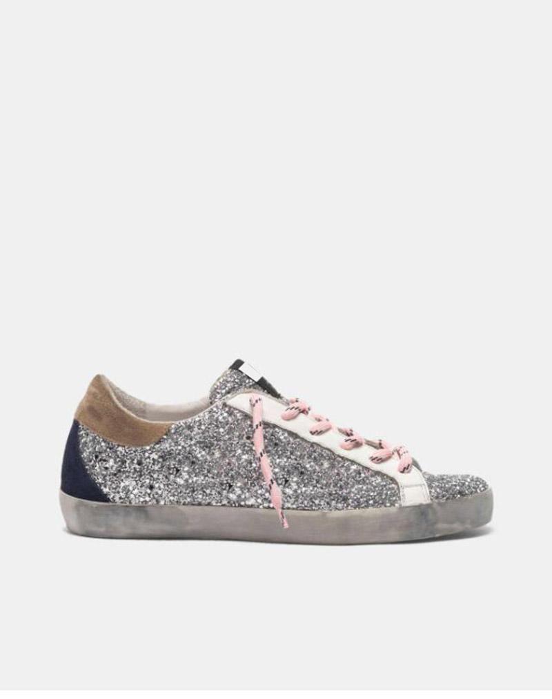 Golden Super Star Sneakers Metallic Casual Shoes Classic Do-old Dirty Shoe Snake Skin Heel Suede Cream Sole Women Man White Leather Plaid Flat Gl