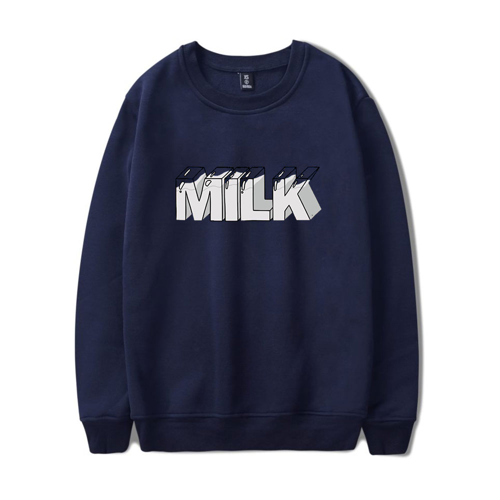 

Ted Nivison Merch Milk Sweatshirt Crewneck Pullover Hoodies Sweatshirts Unisex Tracksuit, Red
