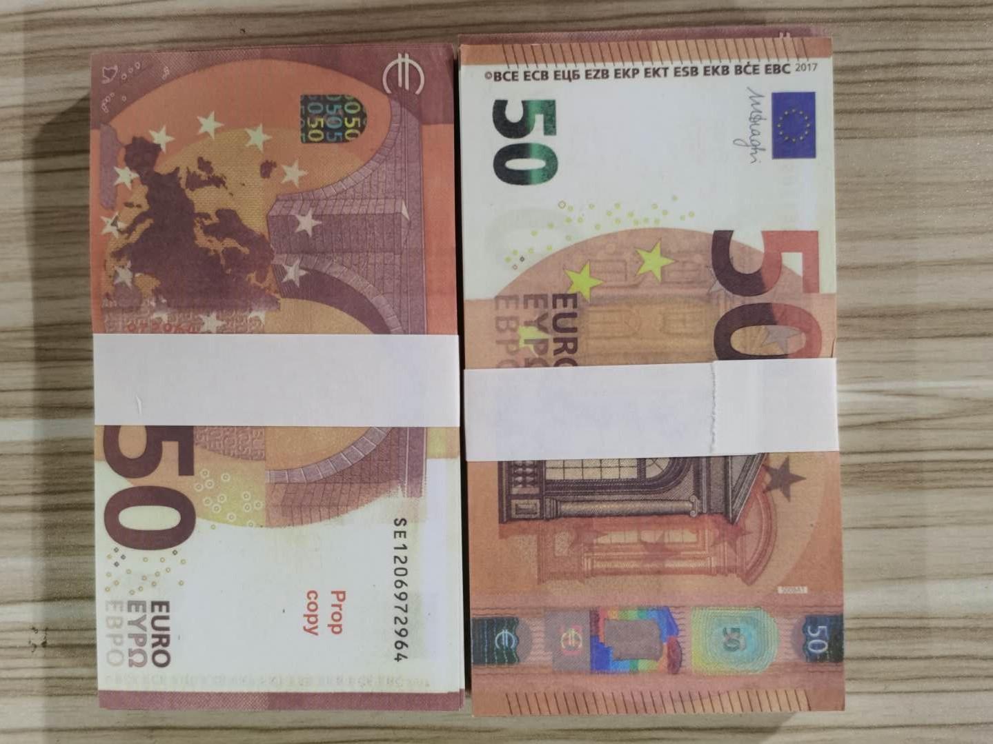 

Children's Euro Money Creative Fake Size 100 Banknote Normal Play Dollar USD Gift Movie 00008Prop Optvw