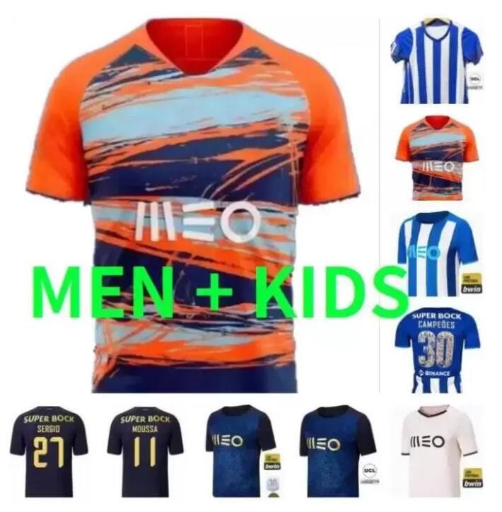 

FC Porto 17 Jesus CoronaJersey Set 2021 2022 2023 Soccer 29 Francisco Soares 11 Moussa Marega 9 Vincent Aboubakar 10 Shoya Nakajima 13 ALEX TELLES Football Shirt Kits, 21/22