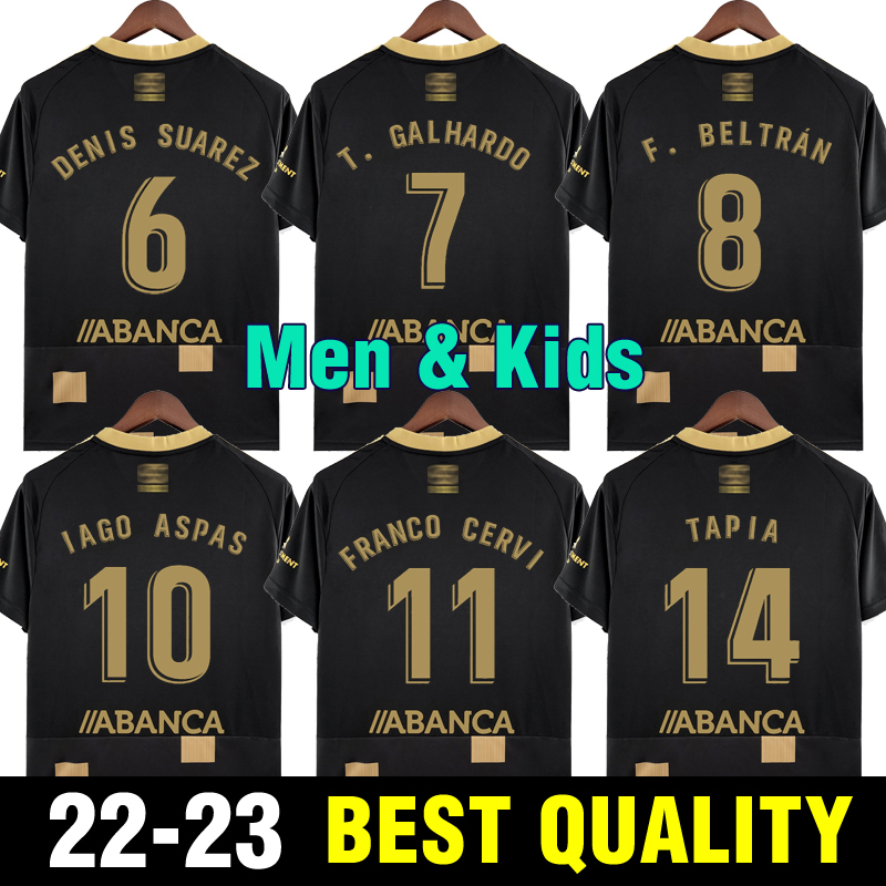 

22 23 men kids soccer jerseys IAGO ASPAS 2022 2023 AWAY camiseta de fUtbol NOLITO F.BELTRAN HUGO MALLO SOLARI S. MINA MEndez home football shirt