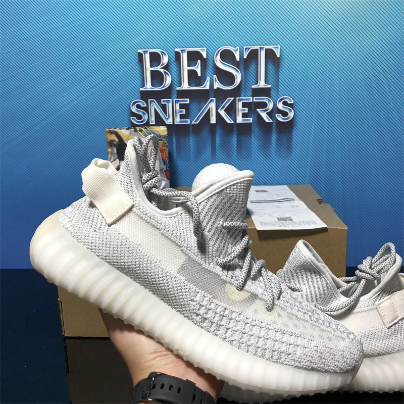 

Top men fashion mesh designer sneaker running shoes breathable 3M Static White Reflective outdoor sport flat trainers women massage platform sneakers With Box, Customize