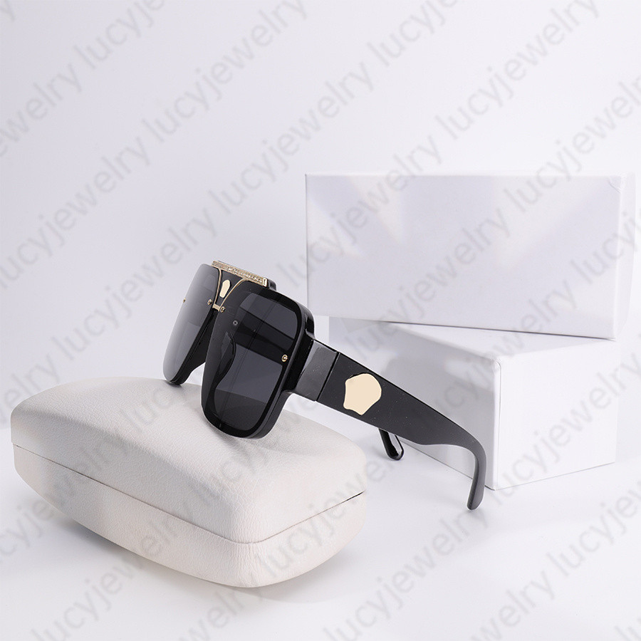 

Sunglasses Fashion for Man Woman Designer Summer Polarized Sun Glasses Classic Retro Rectangle Frame Adumbral 7 Colors Optional