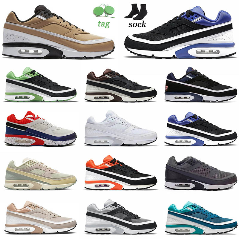 

Wholesale OG Running Shoes BW For Womens Mens Size 36-45 Los Angeles White Pure Platinum Neutral Grey Black Hemp Sneakers Trainers, Color#7 40-45 dark grey