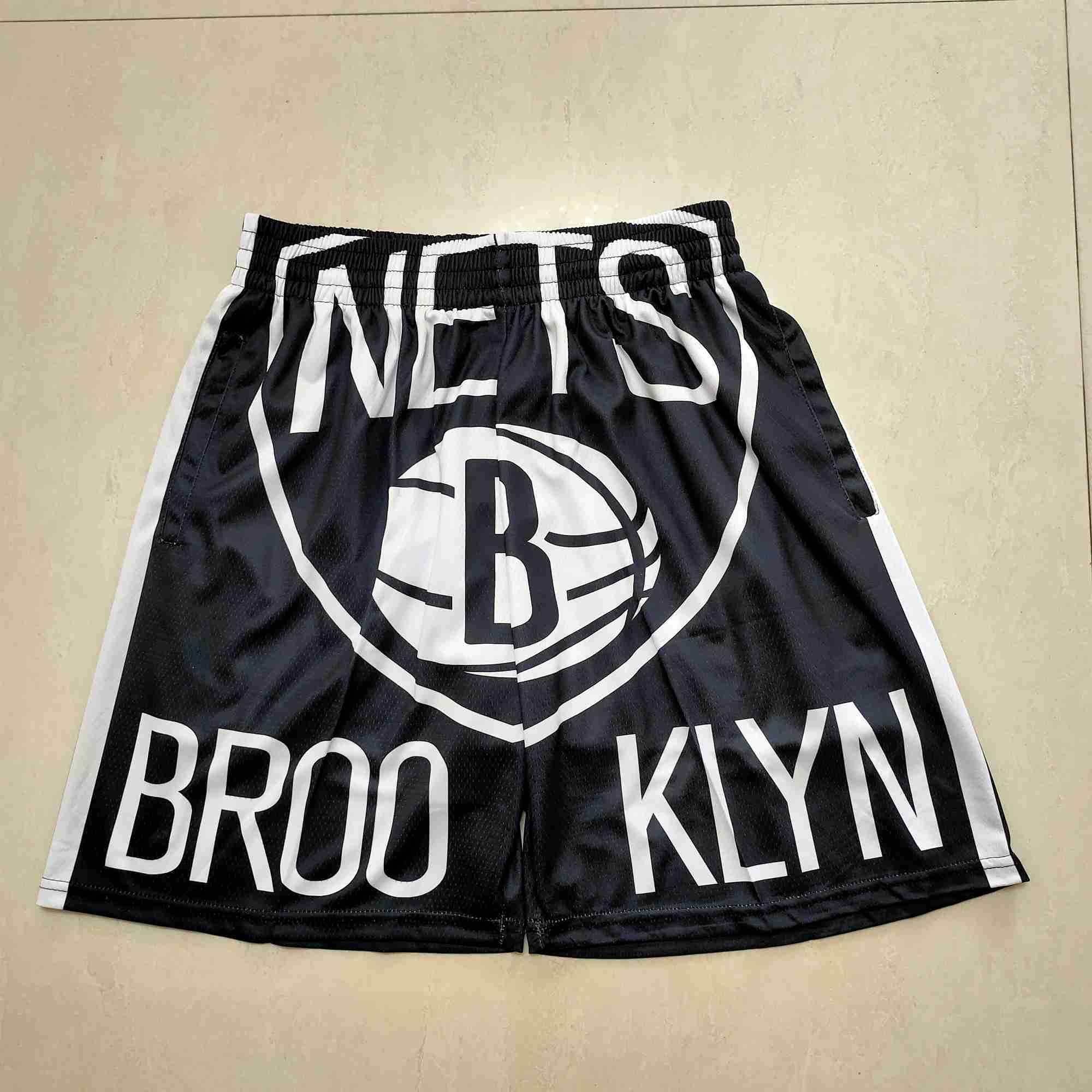 

Brooklyn''Nets''men Throwback Basketball Shorts pocket, Color