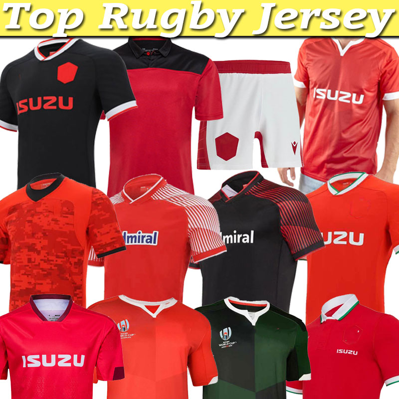 2021 2022 World Cup Wales rugby Jersey 21/22 home away polo vest shirts Mens jerseys size S-5XL shorts pants