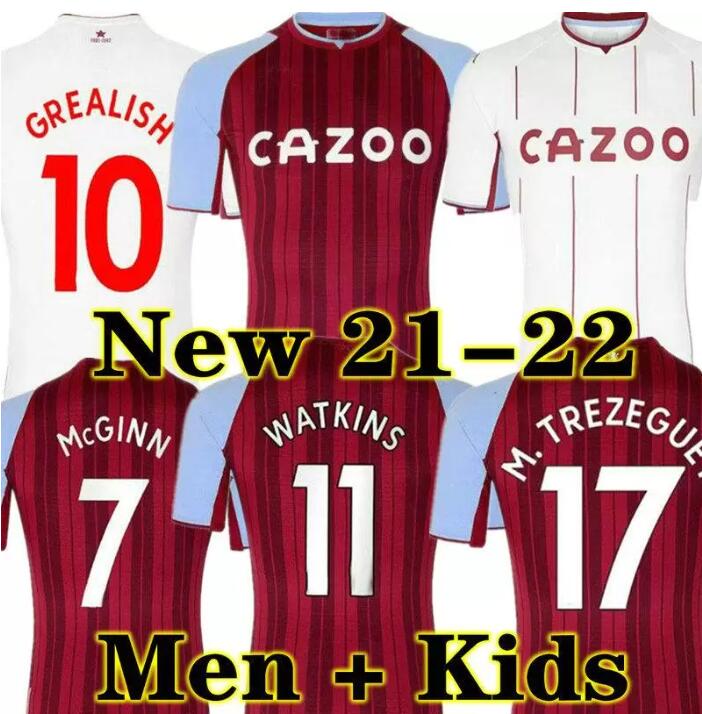 

2022 Aston Buendia soccer jerseys Villa COUTINHO El Ghazi Traore GREALISH WESLEY McGINN WATKINS SANSON 21 22 Men kid kit socks full set Football Jersey goalkeeper, Yellow
