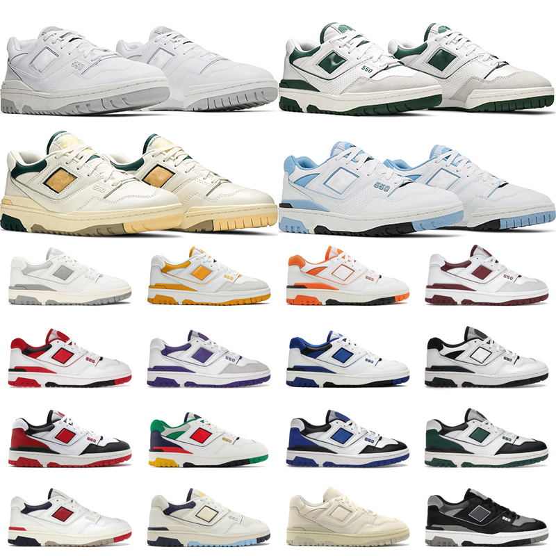 

New BB550 B550 550 Running Shoes Men White Green Grey Cream Black UNC Syracuse Burgundy Cyan Rich Paul Panda Mens Women Trainers Sports Sneakers, #14 university red 36-45