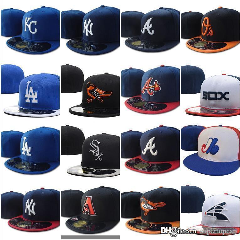 

One Piece All Team Fan's HOu Fitted Baseball Fitted Hat On Field Mix Order Size Closed Flat Bill Base Ball Snapback Caps Bone Chapeau