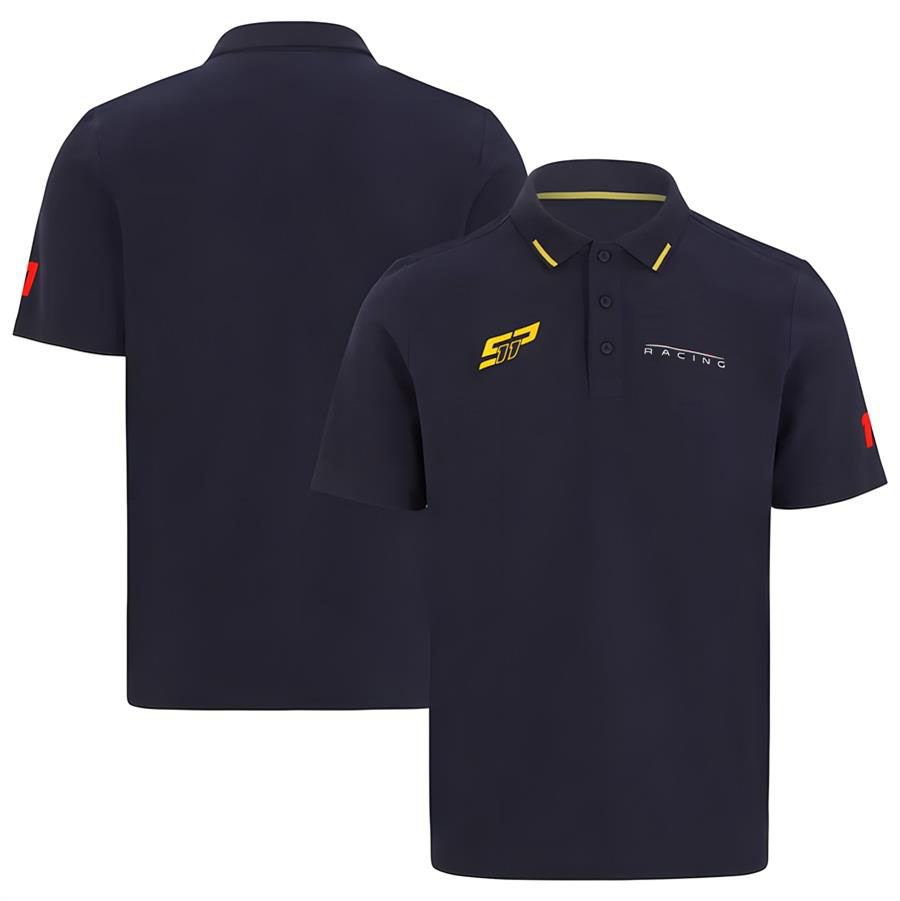 

2022 F1 T Shirt Team Uniform Top Formula 1 Lapel Polo Shirt Summer Men's Breathable Short Sleeve F1 Racing Fan Apparel