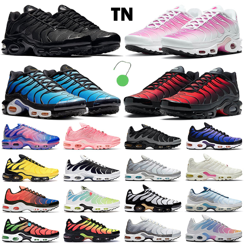 

New Tn Plus Men Running Shoes Women Trainers Triple Black White Pink Fade Hyper Blue Worldwide Smoke Grey Lava Mens Outdoor Sports Sneakers, #25