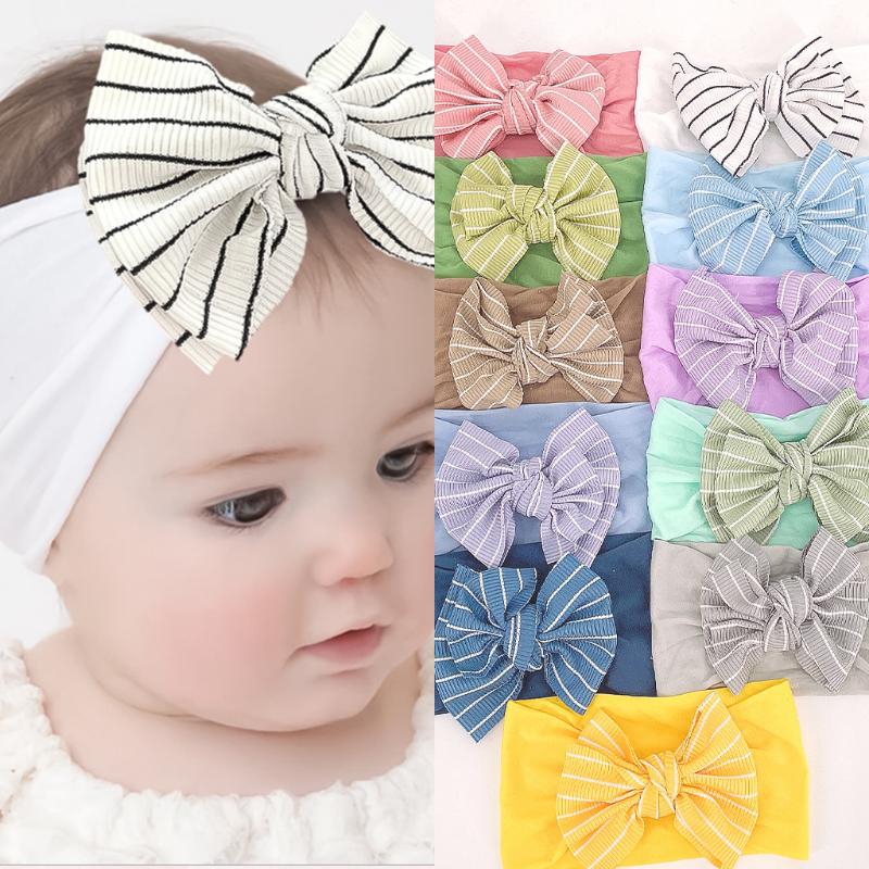 

Hair Accessories Baby Products Nylon Bow Headscarf Cute Princess Children Band Bandeau Cheveux Accesorios GirlHair, See chart