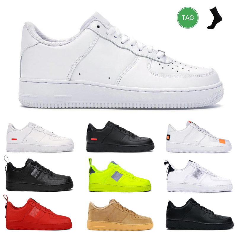 

1 af1 men women running shoes Triple White Pastel Pale Ivory Wheat Pistachio Frost Spruce Aura Mystic Navy trainers sports sneakers outdoor, #8 s white