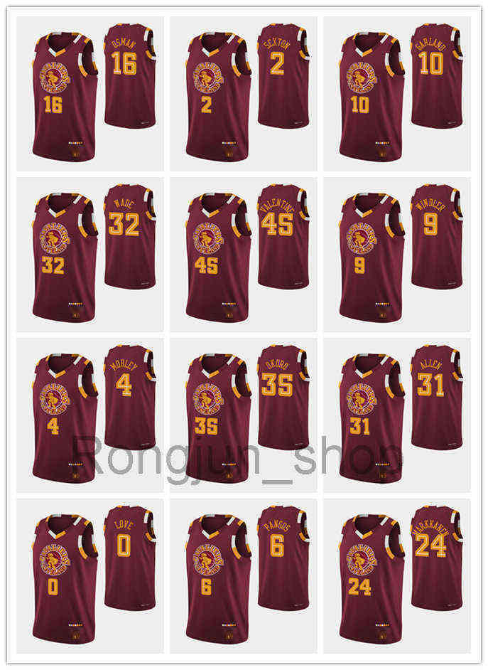 

-22 Printed Clevelands Men Lauri Markkanen Collin Sexton Evan Mobley Kevin Love Jarrett Allen 75th Anniversary Cavalier jerseys, 10