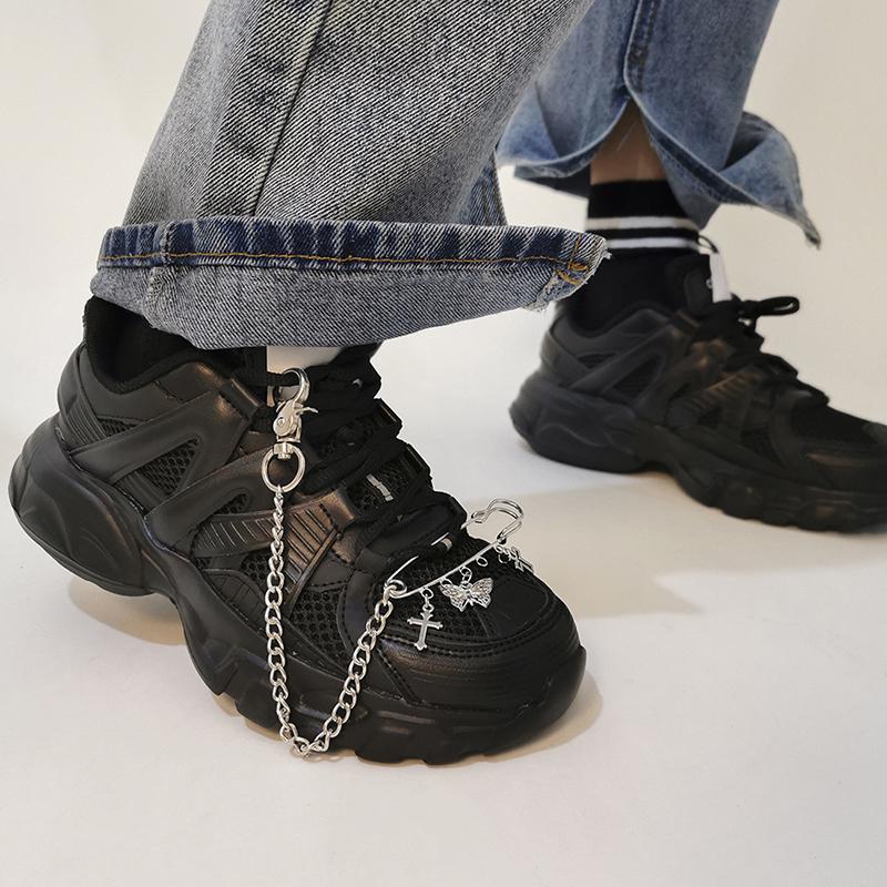 

Anklets Unisex Tassel Cross Butterfly Charm Paperclip Anklet Boot Shoe ChainAnklets