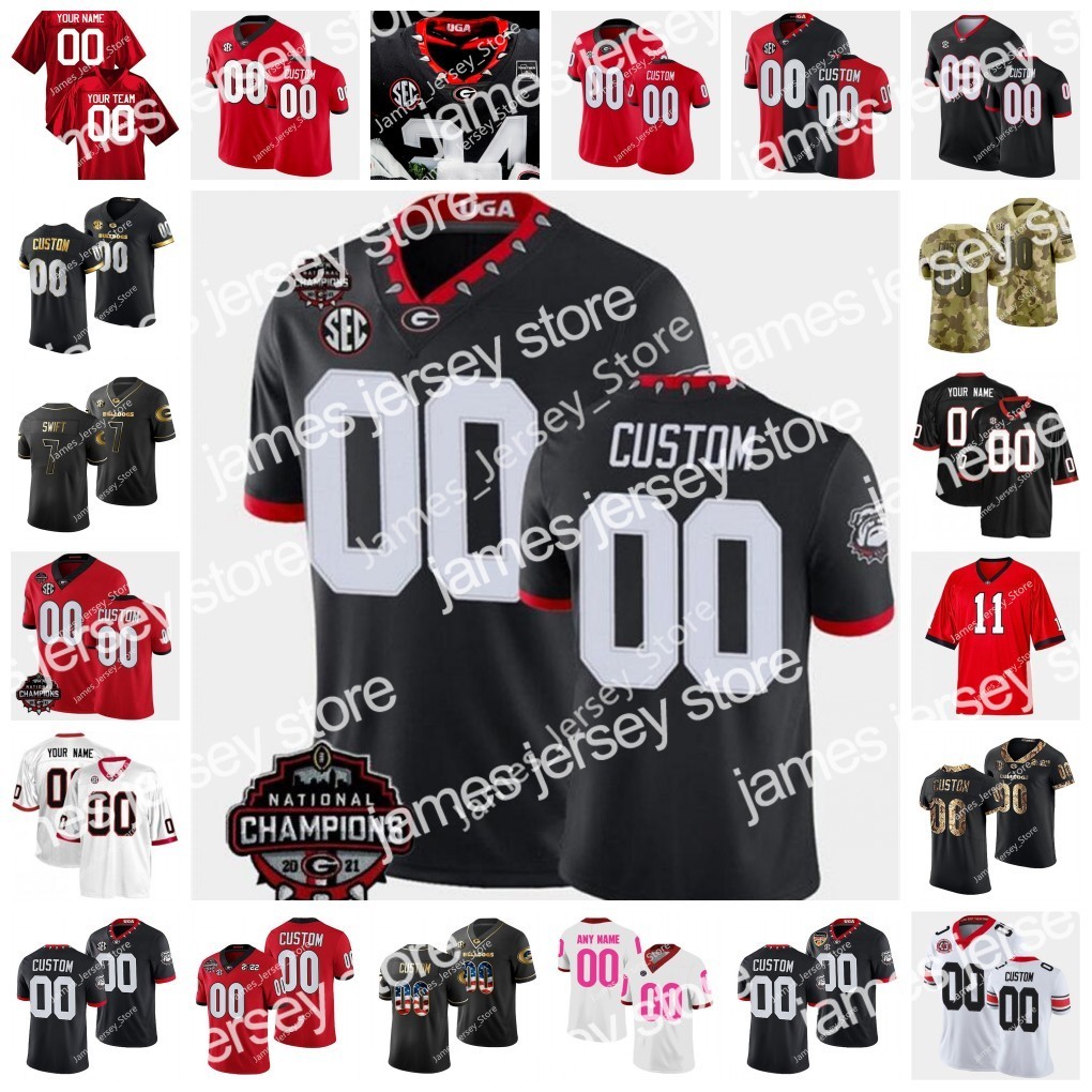 

James Brock Bowers Jersey UGA Playoff Stitched College Football Jersey 27 Nick Chubb 11 Jake Fromm 7 DAndre Swift 18 Isaac Nauta 8 A. J. Green 7, 16