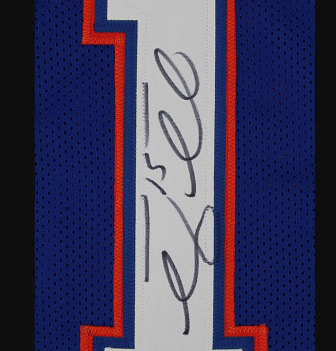 

Tim Tebow Signed Autograph Autographed auto Tees jersey shirts, Gray