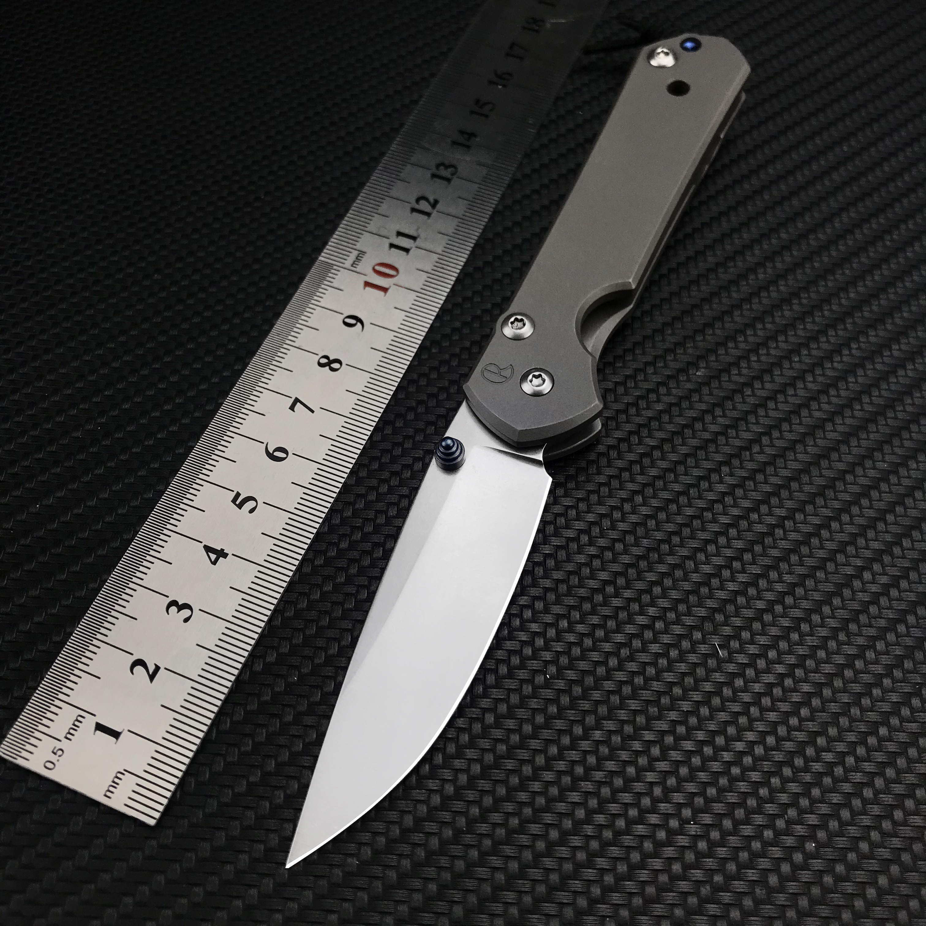 

Chris Reeve Large Sebenza 21 Folding Knife 3.2" S35VN Stonewashed Blade Outdoor Tactical Camping Hunting Survival Pocket Utility EDC Collection