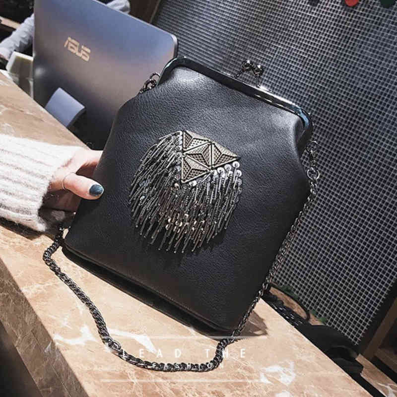 

Leather Crossbody Bags for Women Luxury Handbags Designer Ladies Hand Tassel Shoulder Messenger Bag Sac a Main Female Sling, This item does not ship