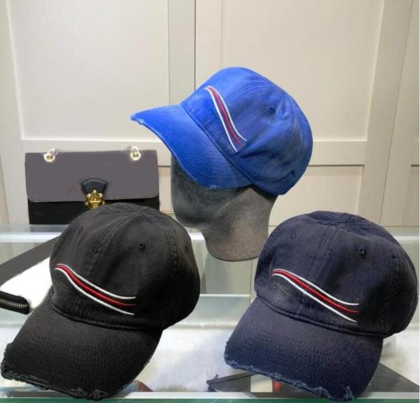 22SS Lettres Broderie Hommes Femmes Designer Caps Fahsion Street Cap Avec Sea Waves 4 Saison Soleil Chapeau Casquette Chapeaux