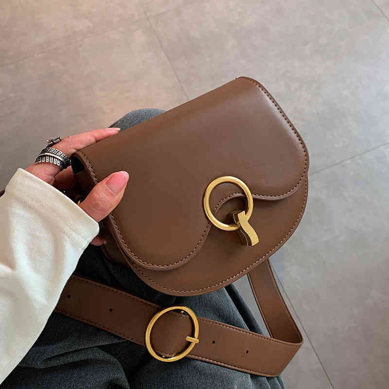 

Ladies Fashion Trend New Brand Bag Wholesale Texture Female Ins Msenger Commuter Versatile Single Shoulder Luggage Leather Goods >, Black