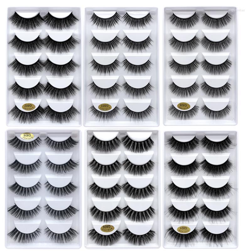 

False Eyelashes 30/50 Box Mink Wholesale Natural 3d Lashes Soft Fake Extension Makeup Cilios G800 G806False Gera22