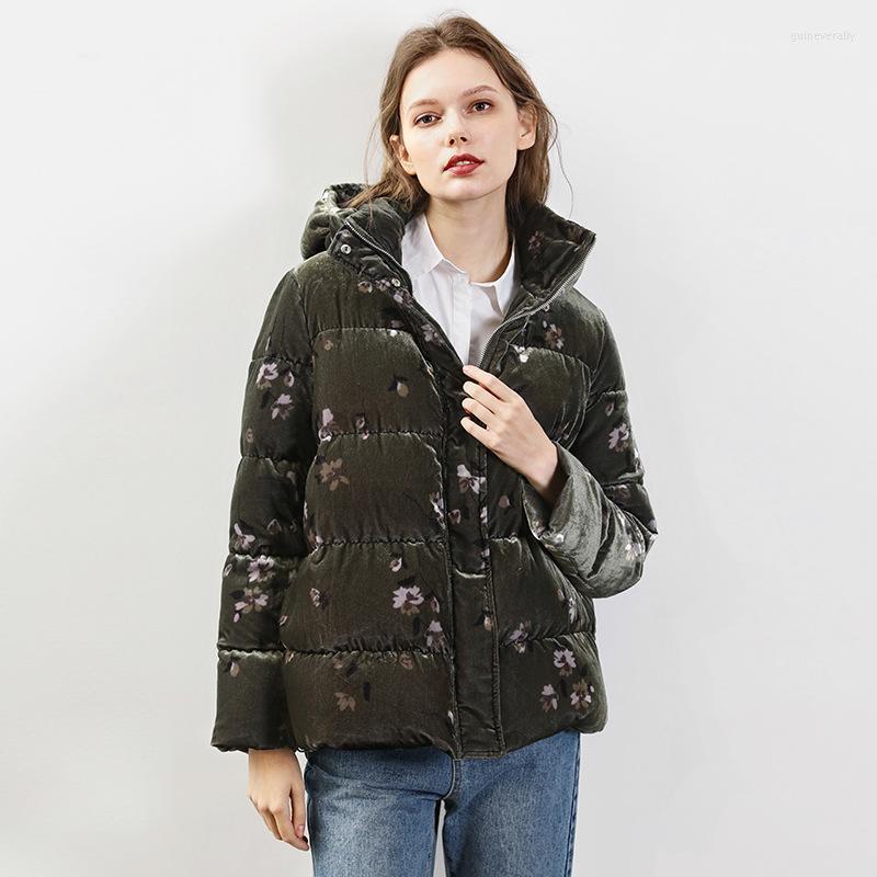 

Women's Down & Parkas Luxury Thick Warm Women Jackets 2022 Russian Winter Coat Outerwear Snow Wear Fur Collar Female 81615 Guin22, Black