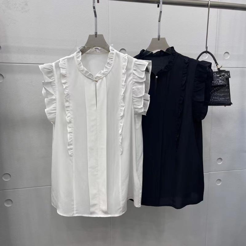 

Women' Blouses & Shirts Women Fashion Short Sleeve Sexy Lace Shirt 0510Women