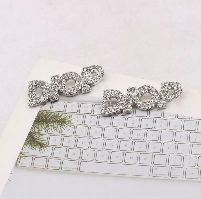 

20style Wholesale 18K Gold Plated Charm Designer Letters Stud Crystal Eardrop Geometric Women Rhinestone Pearl Earring Ladies Wedding Party Jewerlry Accessories