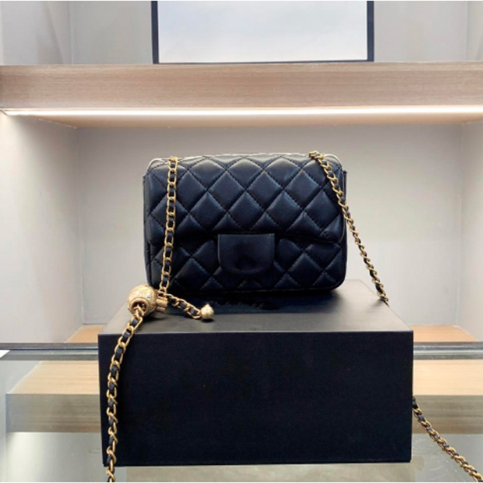 

designer handbag shoulder chain bag clutch flap totes bags wallet check velour thread purse double letters solid hasp waist square stripes women luxury handbag 05, #13 19cm