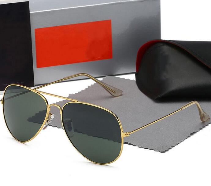 

Designer sunglasses men women classical sun glasses aviator model G15 lenses Double bridge design