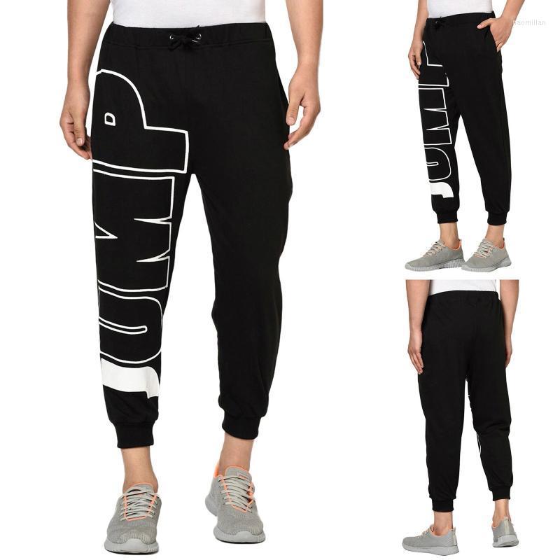 

Men's Pants Black Docker Men Drawstring Loose Casual Letter Sweatpants Jogging Men's Tether Fashion PantsMen's Naom22