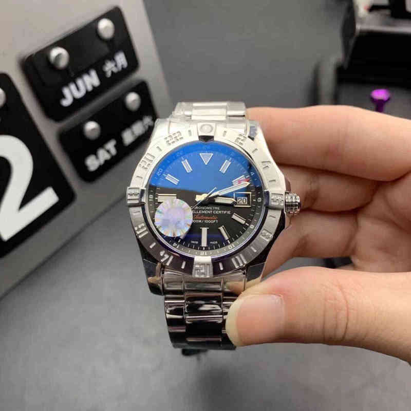 

Breit Avenger Mechanical Watch Blackbird Reconnaissance Plane Men's Fashion Trend Waterproof Business, Black