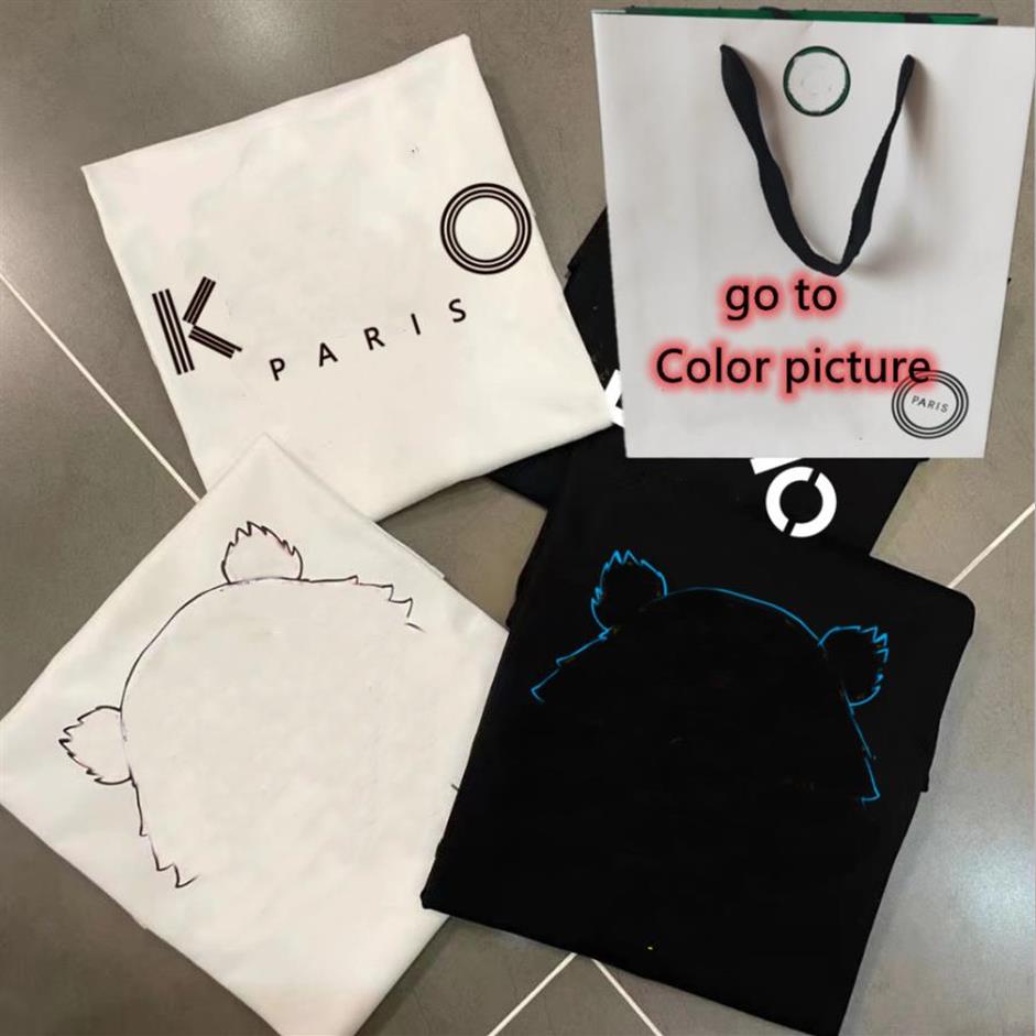 

luxury T-shirt Summer Men women short sleeves Fashion Tee cotton high quality T-shirts leisure classic kenz tiger head pattern259t