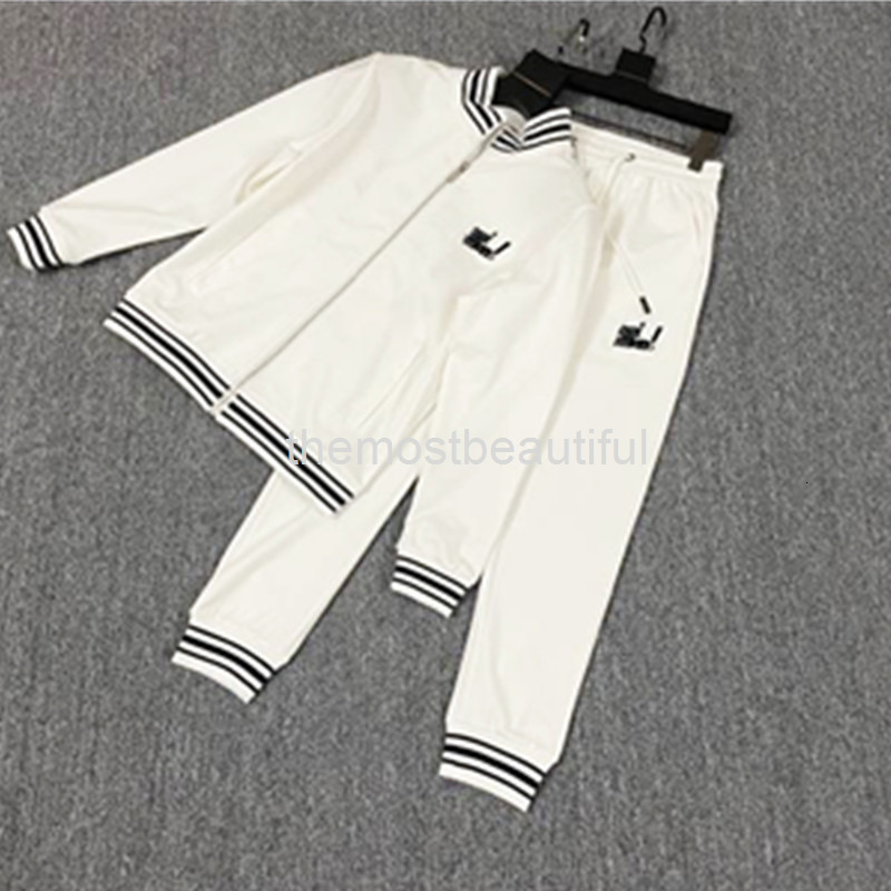 

Men's Tracksuits Roman cotton leisure sports suit men's autumn and winter high end fashion two-piece set loose, 2# packing bag